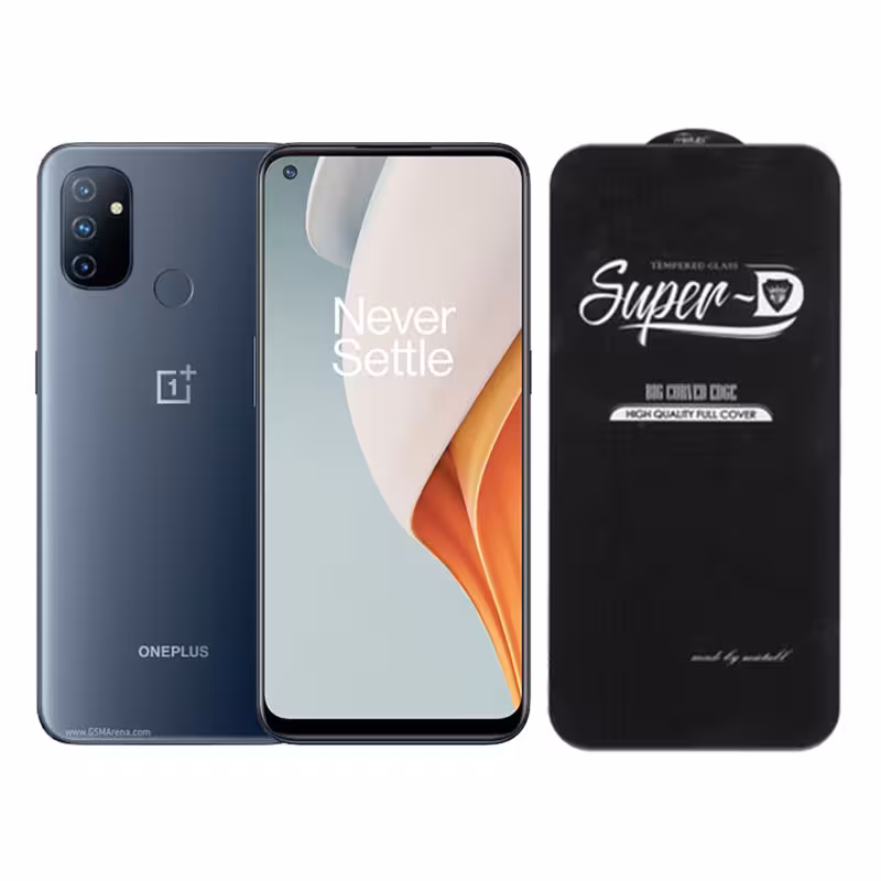 گلس گوشی وان پلاس Oneplus Nord N100 مدل Super-D