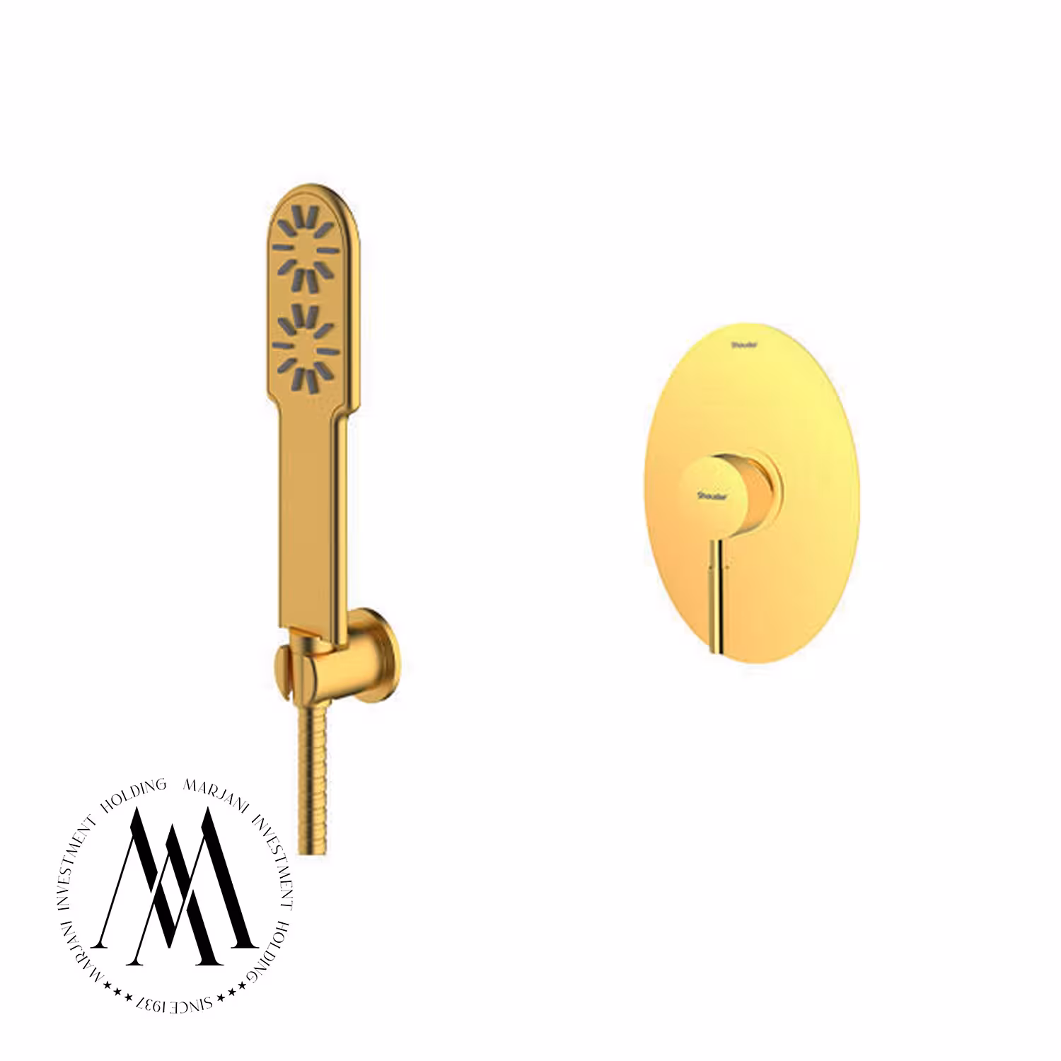 شیر حمام توکار شودر مدل روگن تیپ 2 (طلامات)