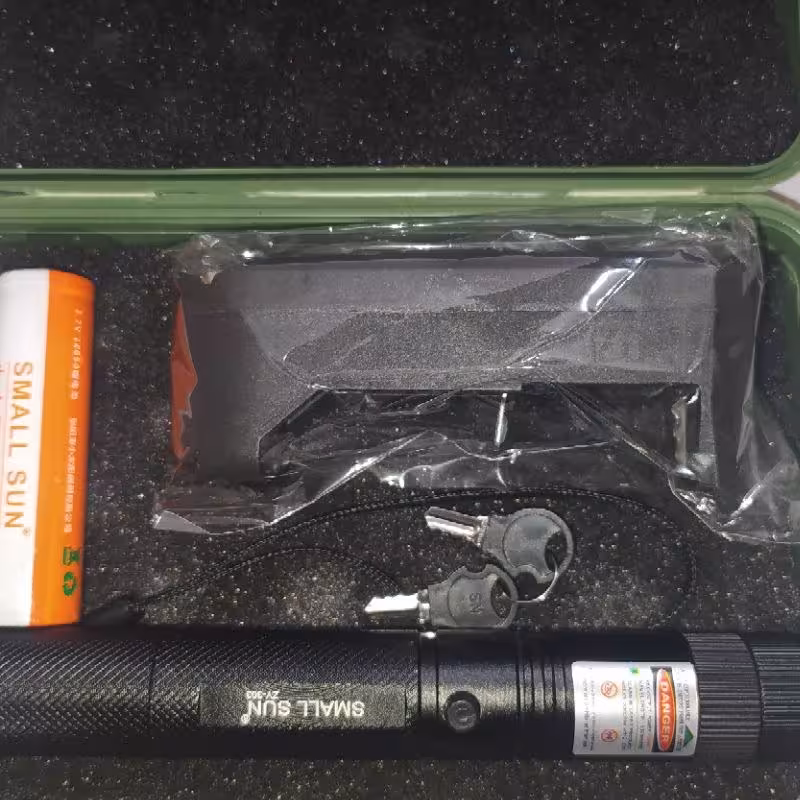 لیزر سبز  حرارتی اسمال سان با باتری اصلی مدار دار