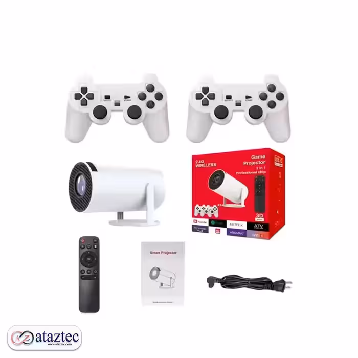 ویدئو پروژکتور مدل HY300 | با وضوح 720P و پشتیبانی از 1080P | اندروید 11