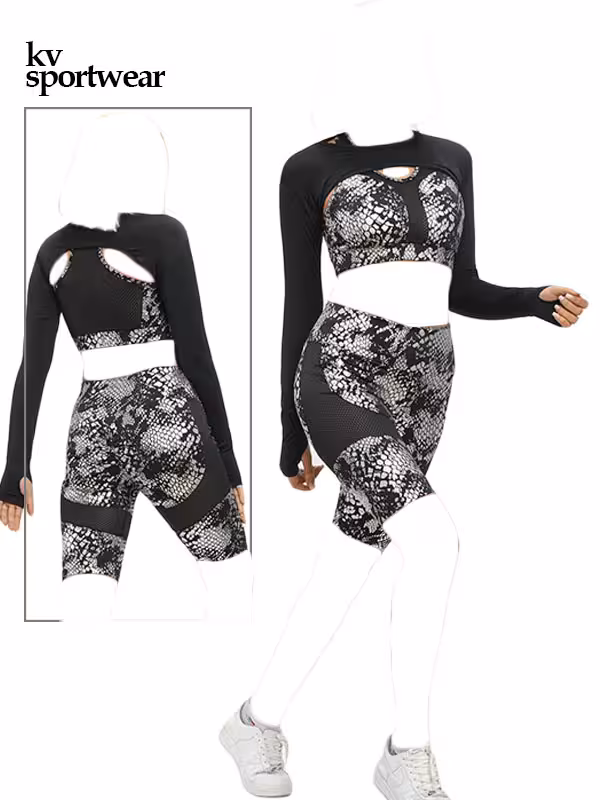 ست نیم تنه شلوارک تور دار اسپرت زنانه