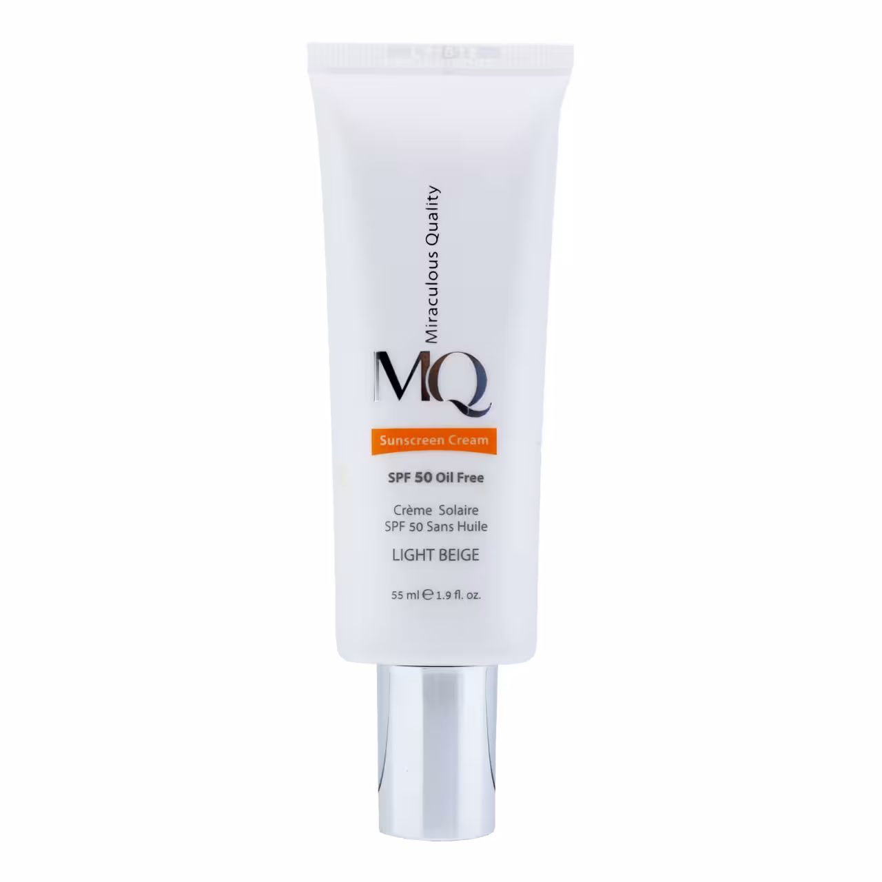 کرم ضد آفتاب رنگی پوست چرب ام کیو MQ (بژ روشن) 55ml