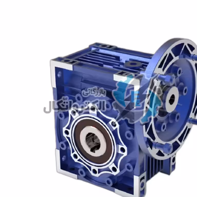 گیربکس حلزونی NMRV سایز 90 مدل W90 فلنج P90 B14 نسبت تبدیل 12:1 برند سهند ا Sahand NMRV Worm Gearbox W90 With P90 B14 Flange and 12:1 ratio