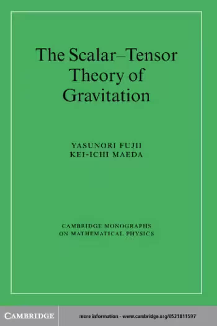 خرید و دانلود نسخه کامل کتاب The Scalar-Tensor Theory of Gravitation