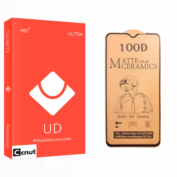 محافظ صفحه نمایش سرامیکی کوکونات مدل UD Glass مناسب برای گوشی موبایل شیائومی Redmi Note 8 Pro