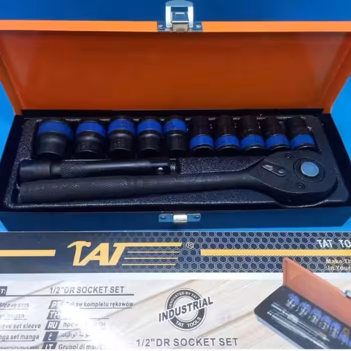 مجموعه 12 پارچه بکس و دسته جغجغه و رابط جعبه فلزی تات 