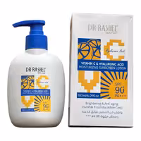لوسیون ضد آفتاب ویتامین سی و هیالورونیک اسید دکتر راشل SPF90