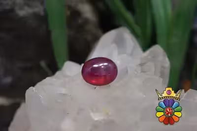 یاقوت استار قرمز مصنوعی