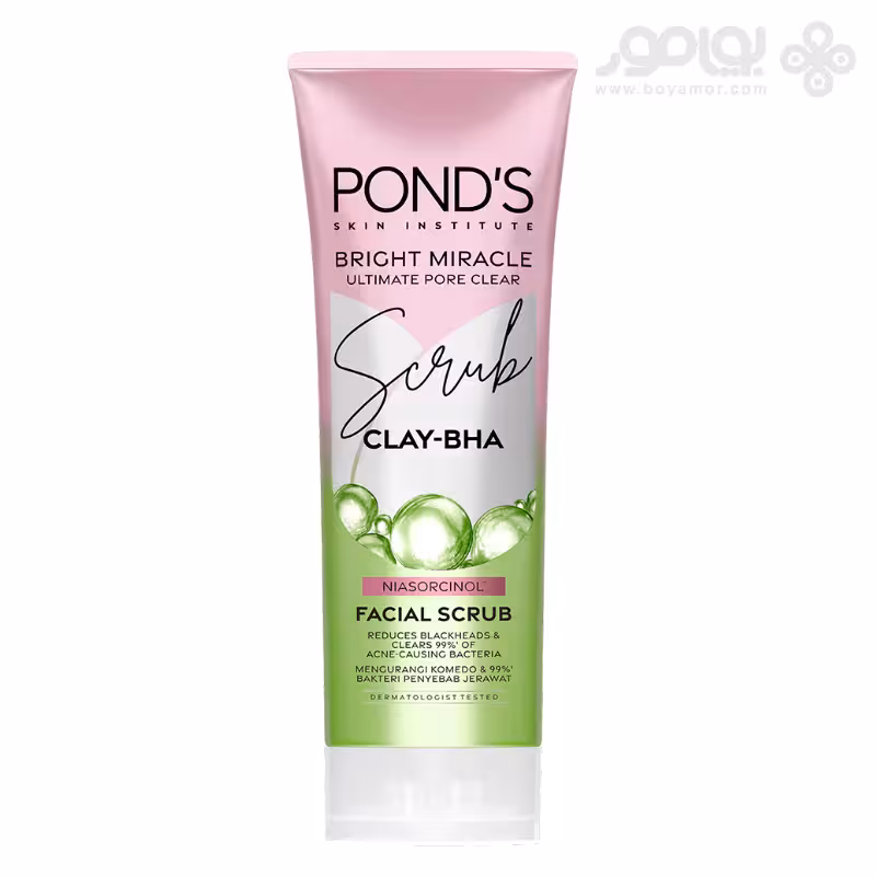 اسکراب صورت پوندز مدل PORE CLEAR وزن 100 گرم