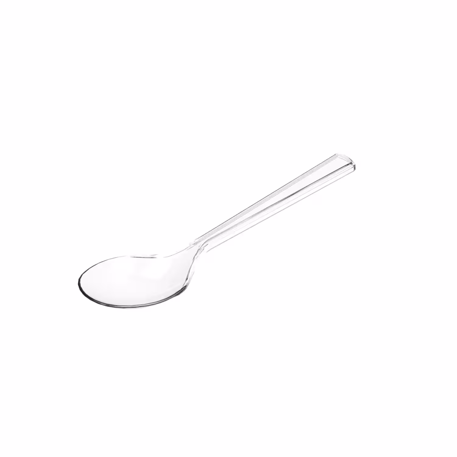 قاشق یکبار مصرف سیدنی شفاف طب پلاستیک (2000 عدد)