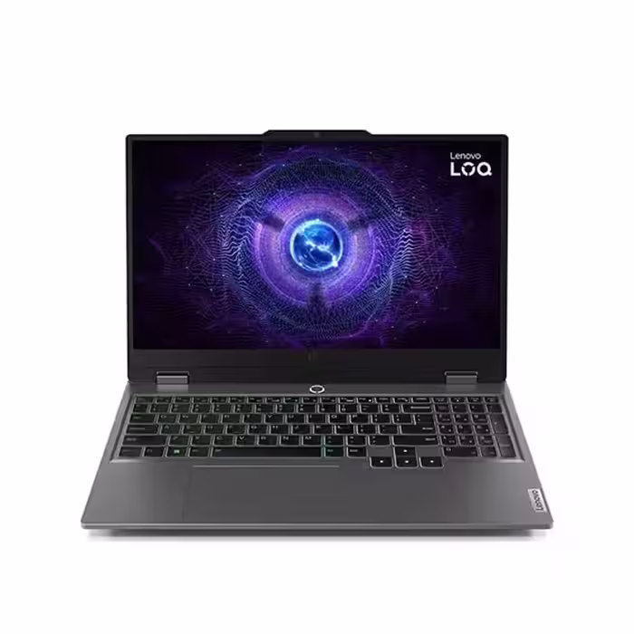 لپ تاپ گیمینگ لنوو مدل LOQ 15AHP9 با پردازنده Ryzen 7 8845HS، رم 32GB، حافظه 512GB SSD و گرافیک RTX 4060