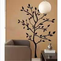 شابلون دیواری درخت کد 651