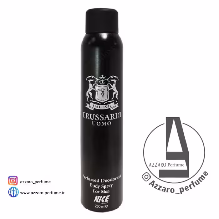 اسپری بدن مردانه نایس پاپت مدل Trussardi Uomo حجم 200 میل