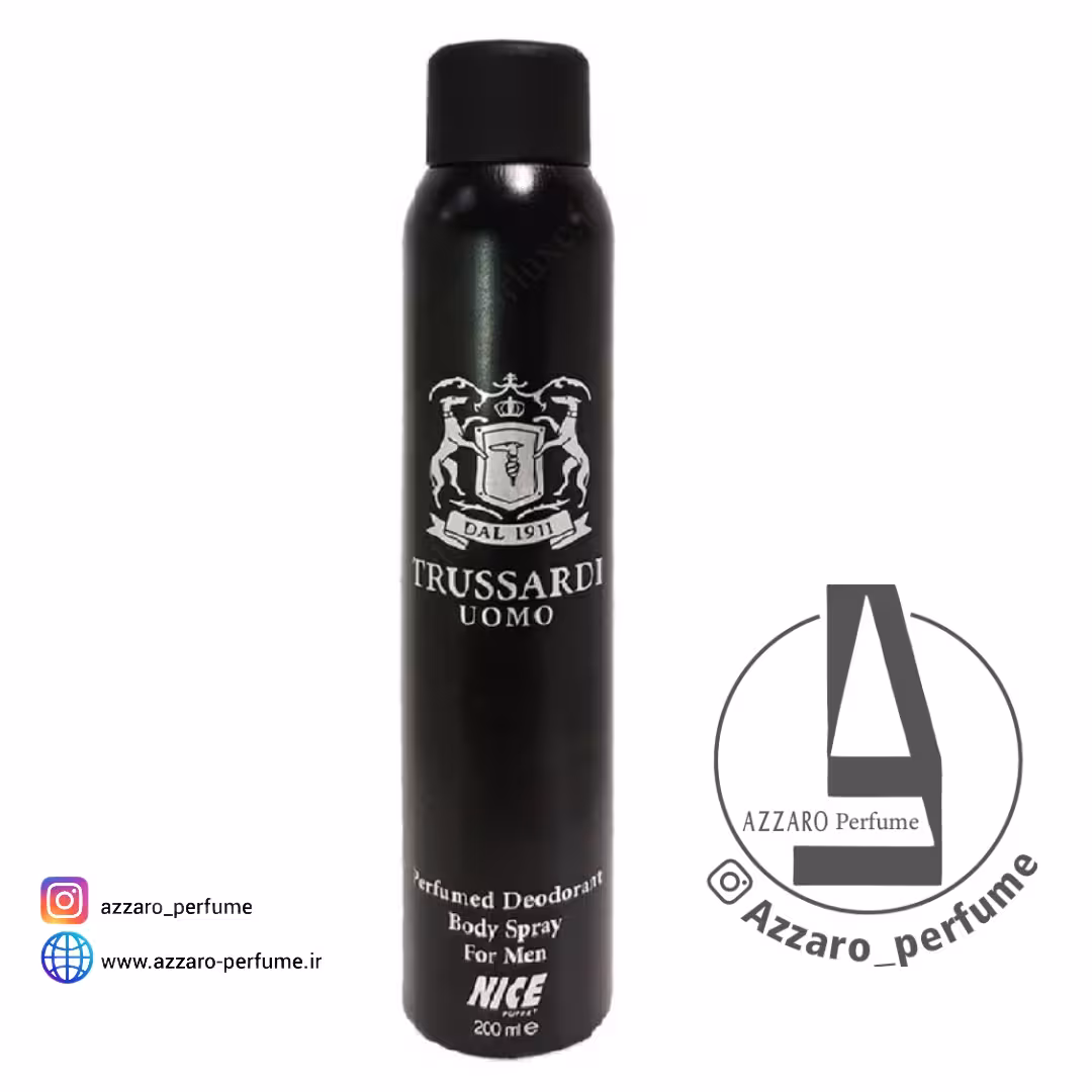 اسپری بدن مردانه نایس پاپت مدل Trussardi Uomo حجم 200 میل