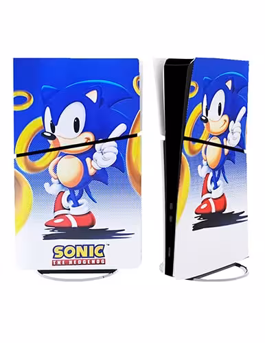 برچسب کنسول PS5 SLIM (GO) طرح سونیک SONIC