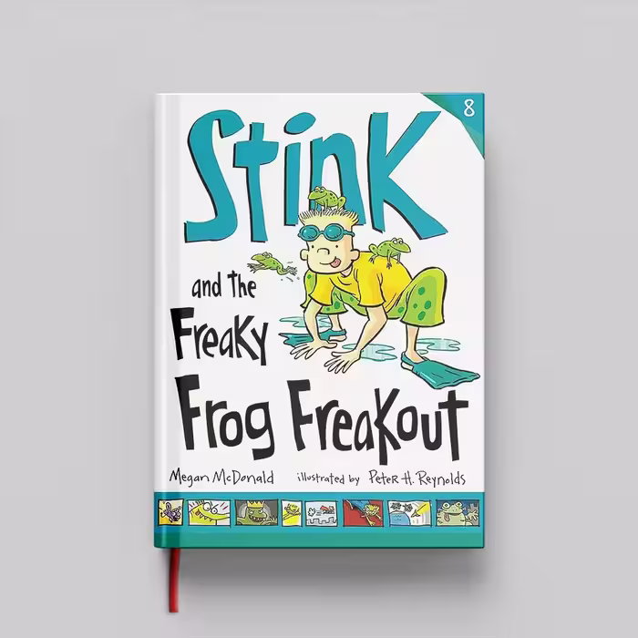 کتاب Stink and the Freaky Frog Freakout 8 جلد سخت (HARDCOVER)
