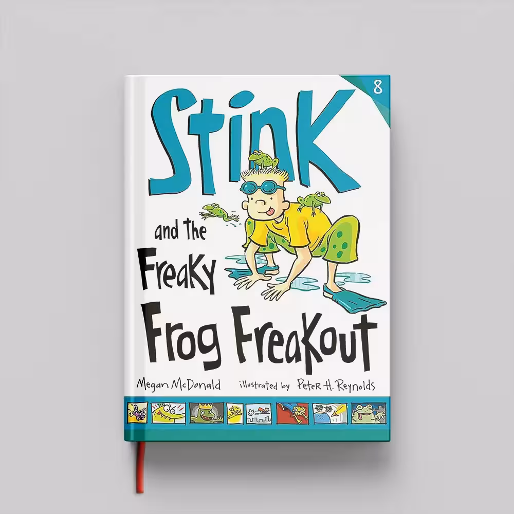 کتاب Stink and the Freaky Frog Freakout 8 جلد سخت (HARDCOVER)