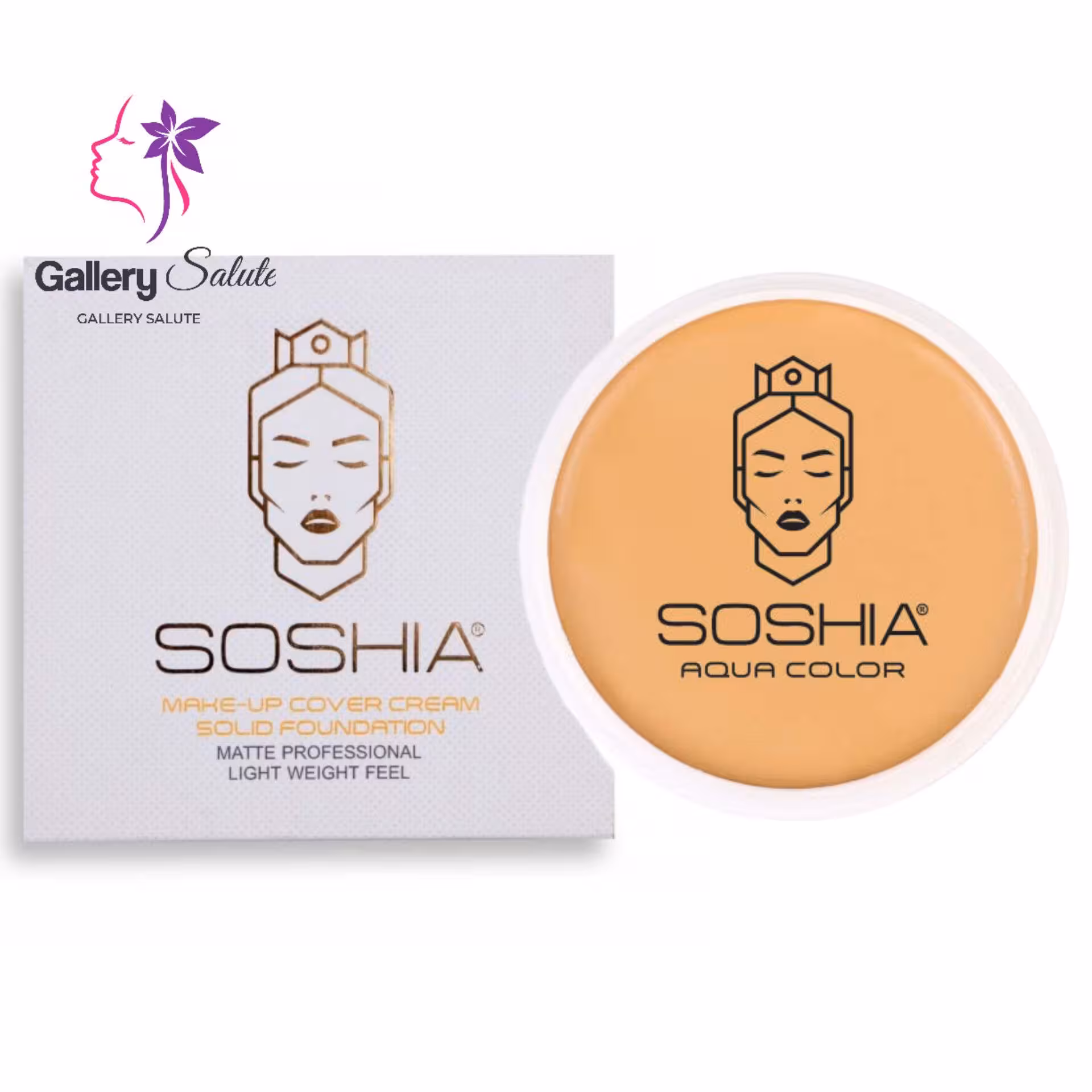 کرم گریم فشرده سوشیا Soshia Pressed Foundation