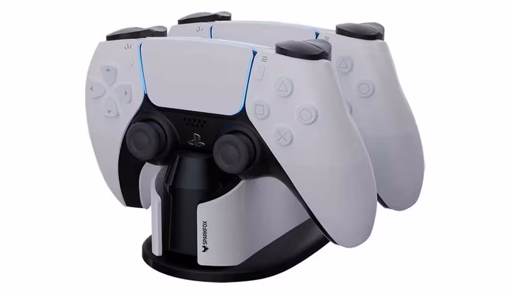 پایه شارژر دسته بازی دوال سنس PS5 مدل Sparkfox W20P504-01