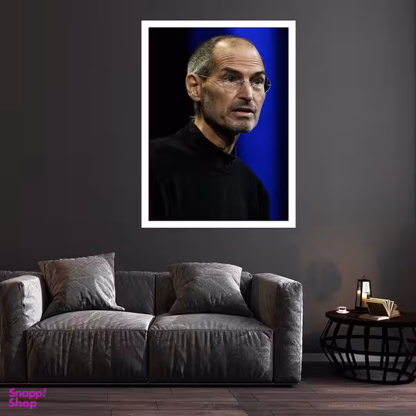 تابلو بکلیت طرح استیو جابز مدل قاب شاسی W-S9877