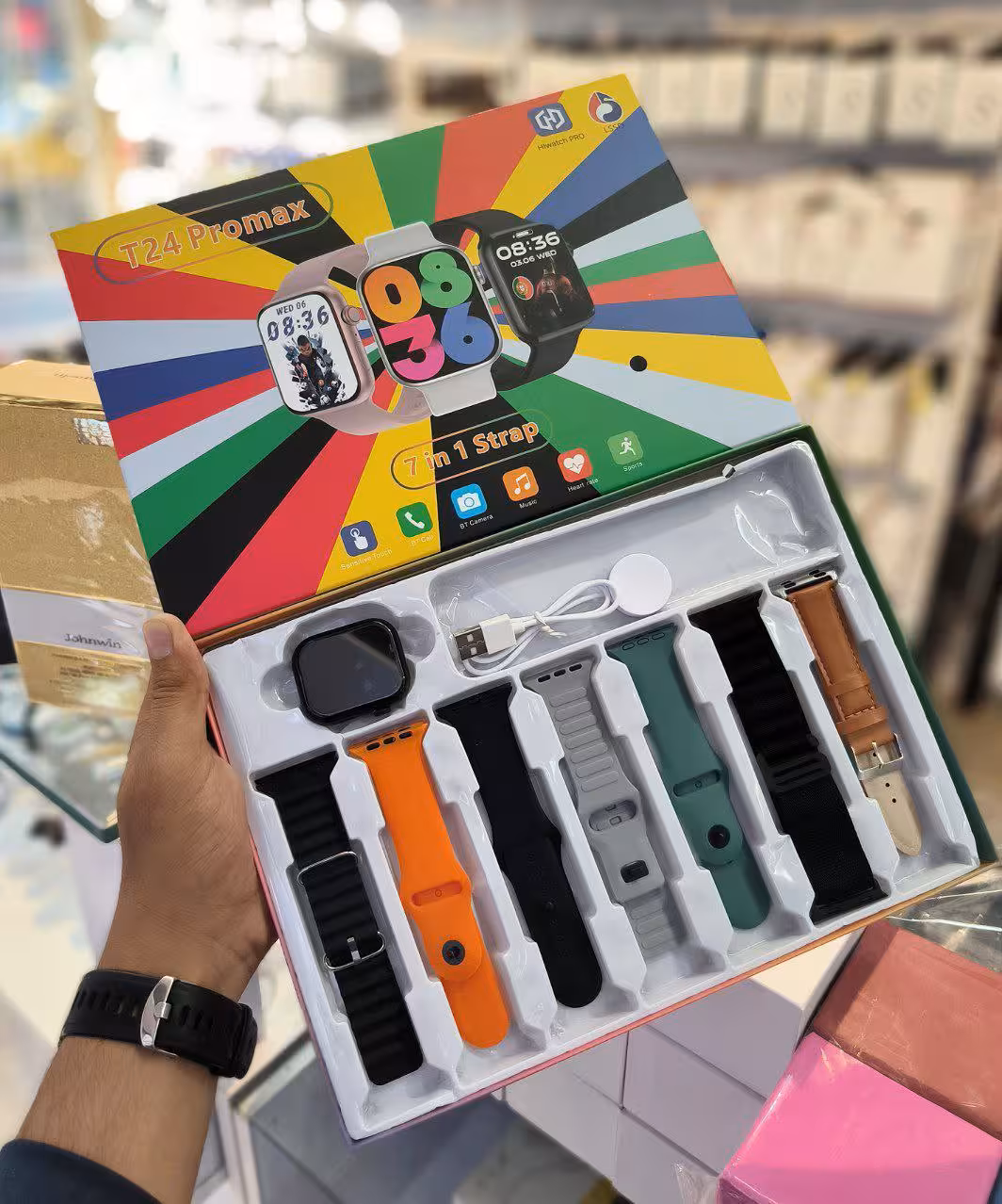 ساعت هوشمند T24 Promax با 7 بند
