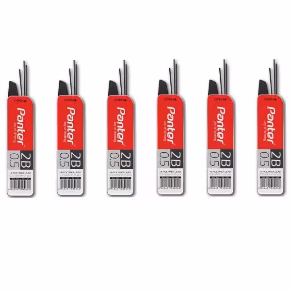 نوک مداد نوکی 0.5 میلی متری پنتر مدل پلیمری بسته 6 عددی | چاوه