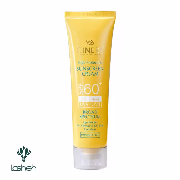 کرم ضد آفتاب SPF60 بدون رنگ سینره