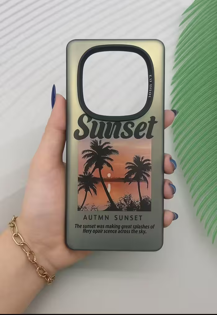 قاب طرح دار شیائومی redmi 14C طرح Sunset