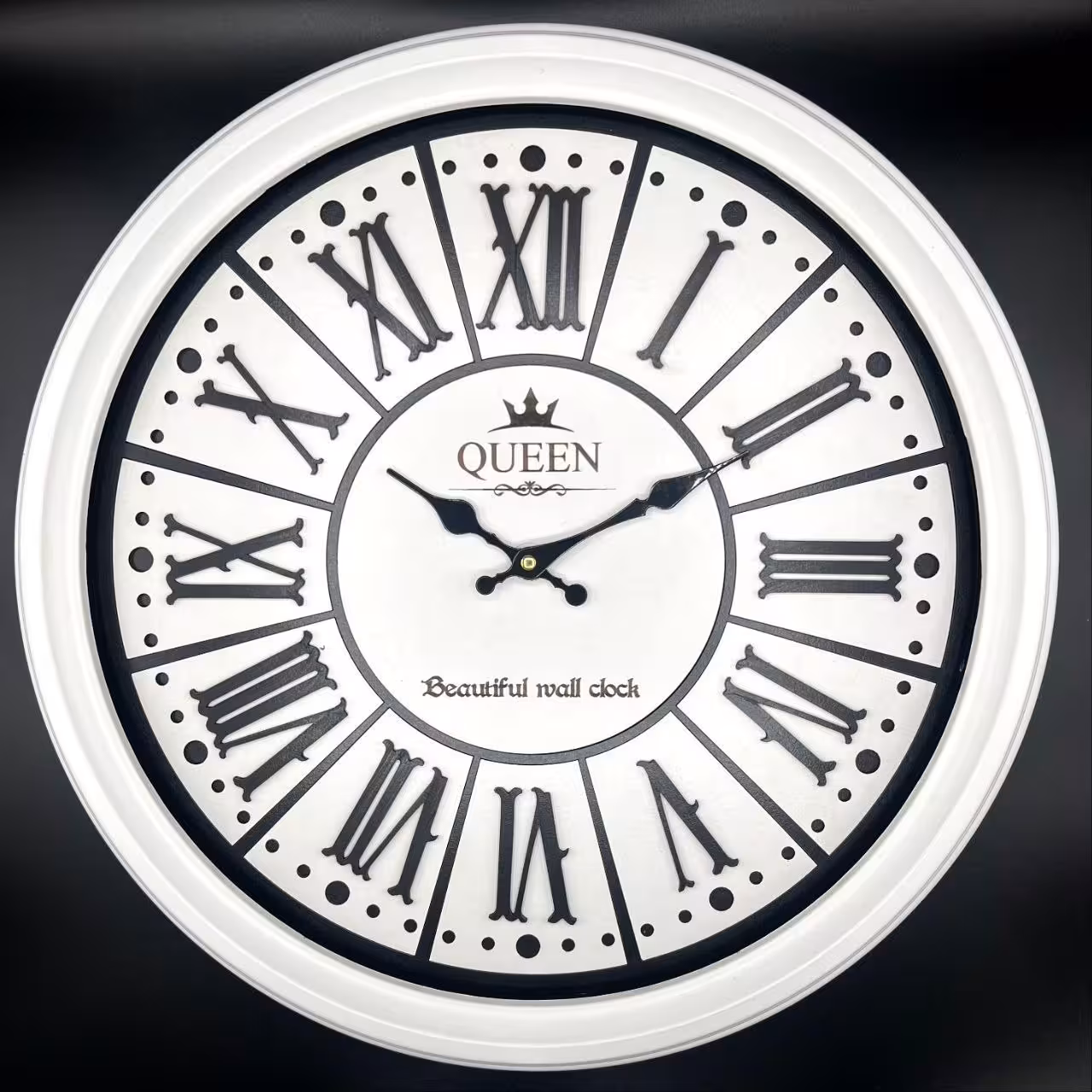 ساعت دیواری  صفحه تمام چوب کویین(403)