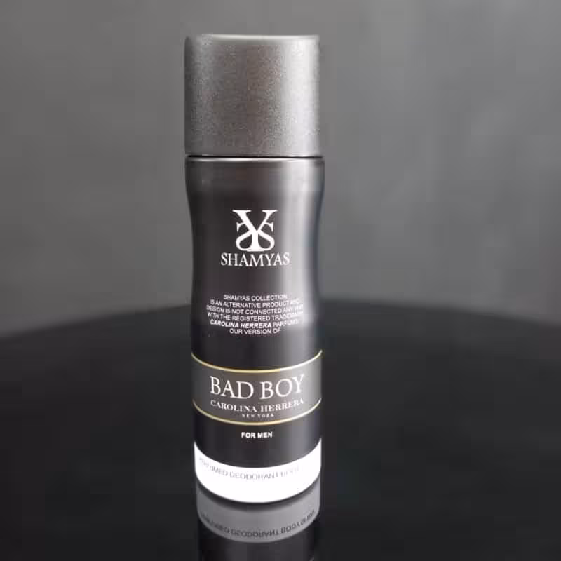 اسپری بدن مردانه مدل BAD BOY 200میل  شمیاس