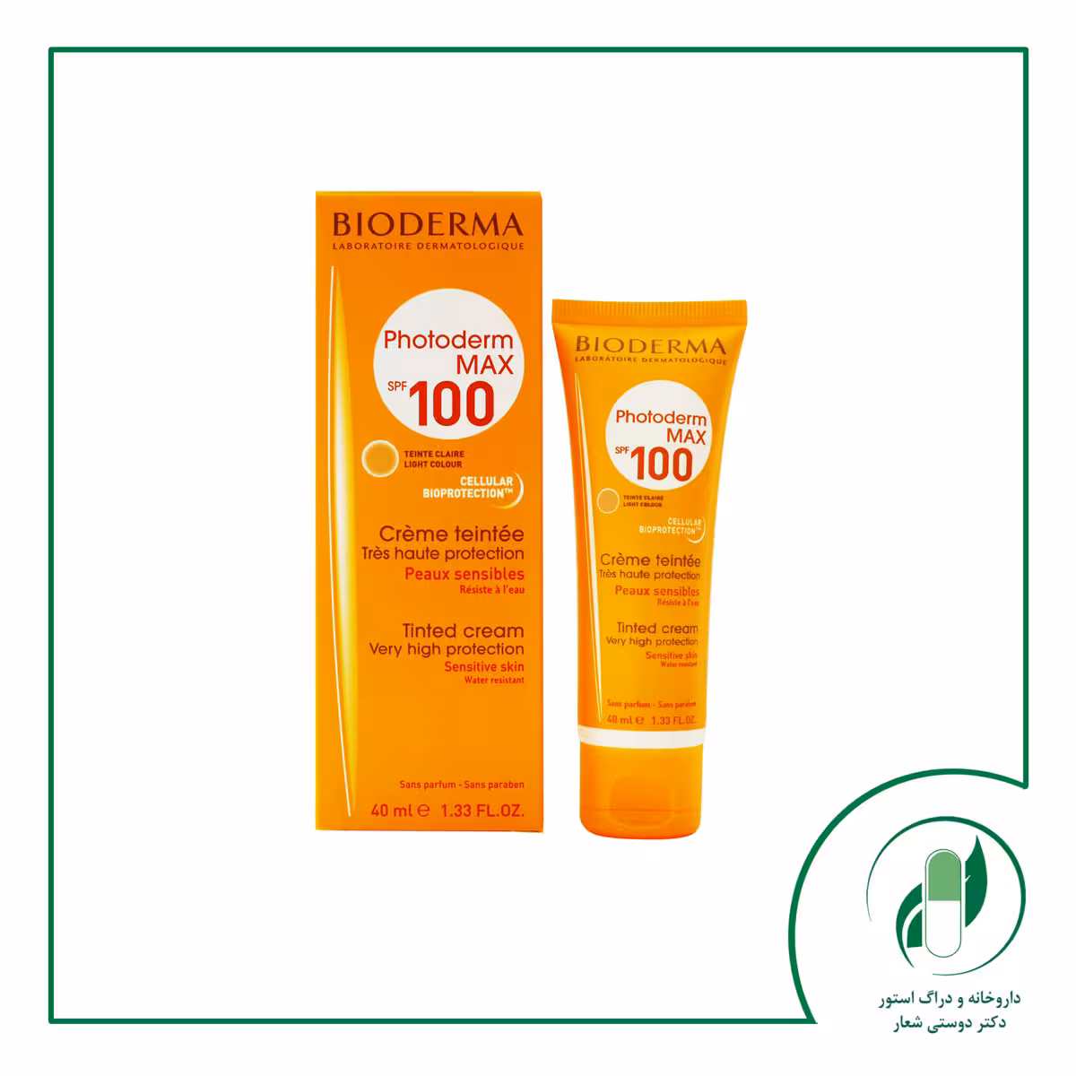 کرم ضد آفتاب فتودرم مکس رنگ روشن SPF100 بایودرما – Bioderma