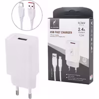 شارژر دیواری 12 وات اسکای دلفین SC36V   کابل میکرو یو اس بی
