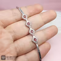 دستبند طرح یاقوت سرخ