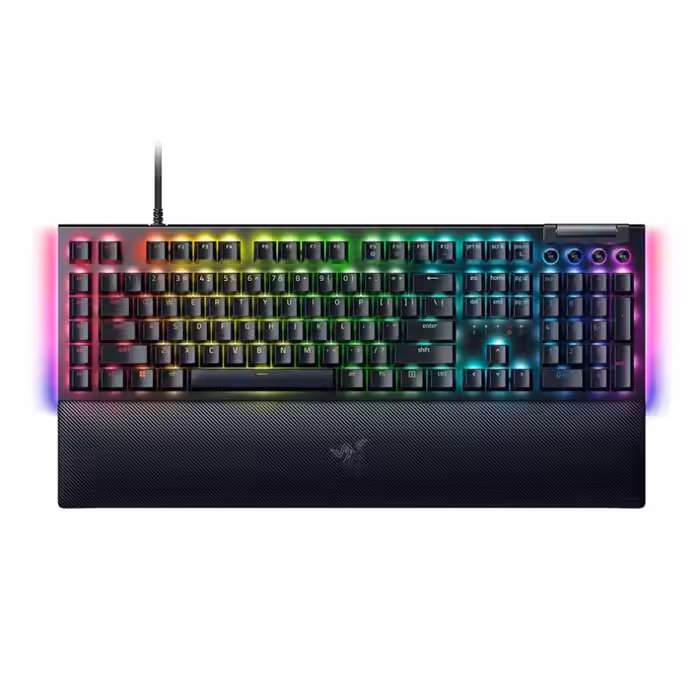 کیبورد گیمینگ مکانیکال ریزر BlackWidow V4 Yellow Switch