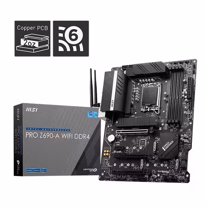 مادربرد ام اس آی مدل PRO Z690-A WIFI DDR4 - پردیس پازار
