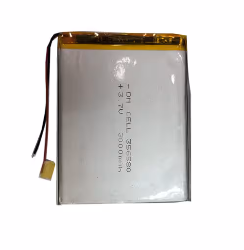 باتری لیتیوم پلیمر 3.7 ولت 3000 میلی آمپر 356580