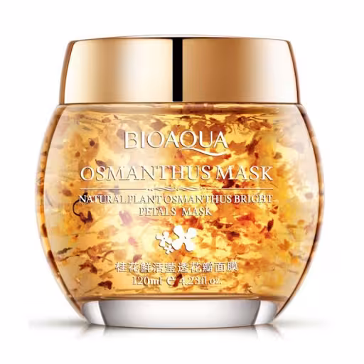 ماسک صورت شب عصاره اسمانتوس طلایی