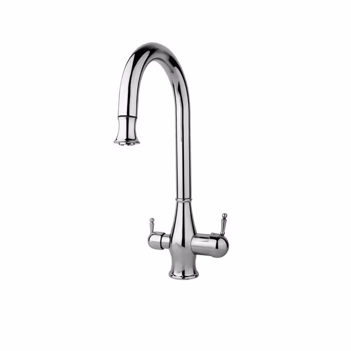 شیر ظرفشویی راسان دومنظوره مدل رزا کروم