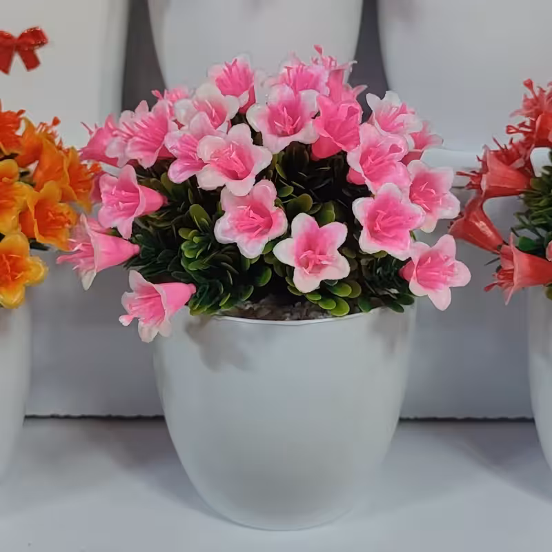 گلدان گل بونسای خارجی آپارتمانی ( خرید عمده و تکی گلدون گناوه مارکت )