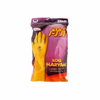 دستکش ظرفشویی رز مریم large ساق بلند