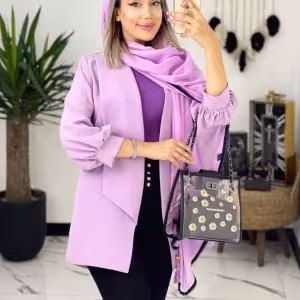 مانتو کتی زنانه کرپ پرنیانی مدل کتی یقه آمریکایی