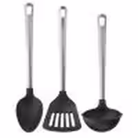 سرویس 3 پارچه کفگیر و ملاقه ایکیا مدل Ikea DIREKT 501.375.81