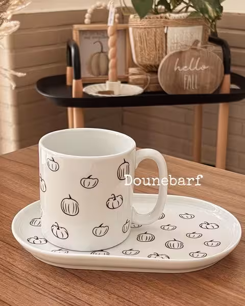 ست ماگ کدو سفید