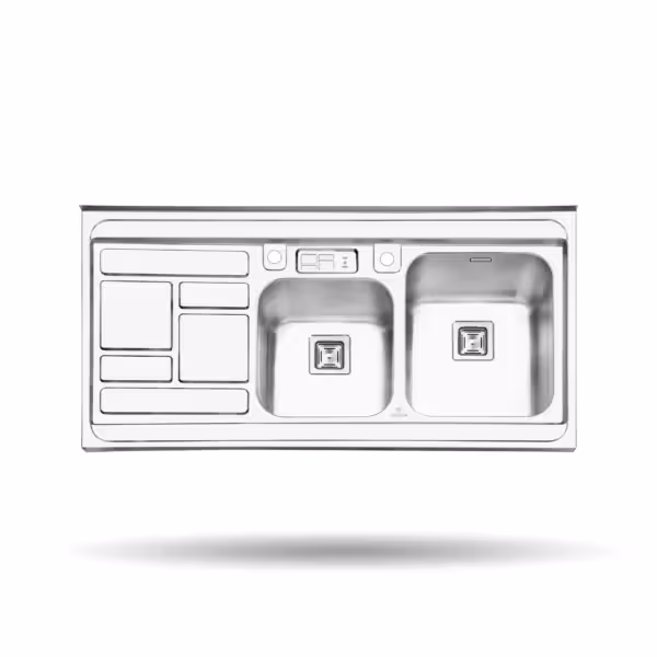 سینک ظرفشویی روکار پرنیان استیل مدل PS 1111