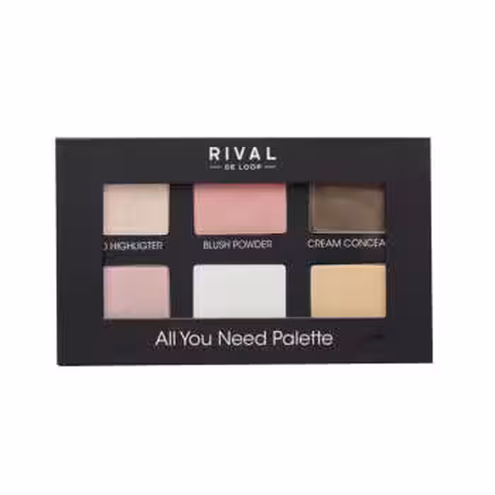 پالت رژگونه کانتور هايلايتر 6 عددي کد 02 ريوال د لوپ - RIVAL DE LOOP