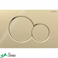 کلید شستی فلاش تانک گبریت مدل SIGMA 01 رنگ طلایی مات