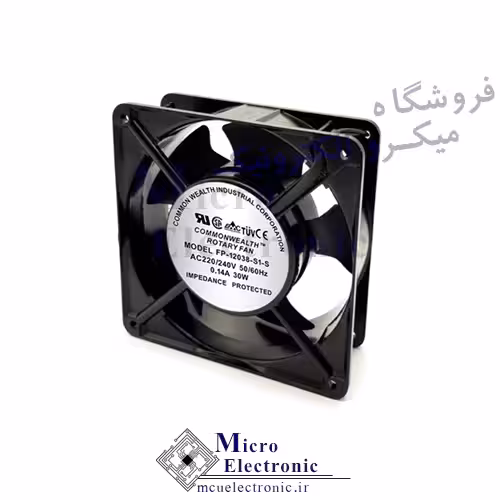 فن بوشی 220v 12×12 قطر 3.8 12 در 12