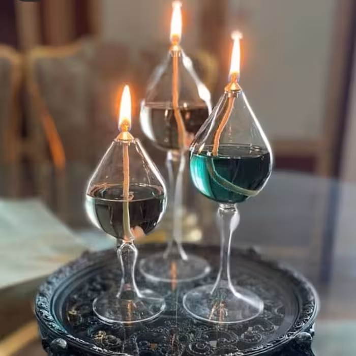 شمع اشکی پایه دار