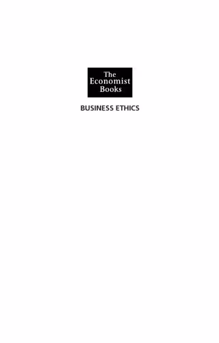 خرید و دانلود نسخه کامل کتاب Business Ethics: Facing Up To the Issues