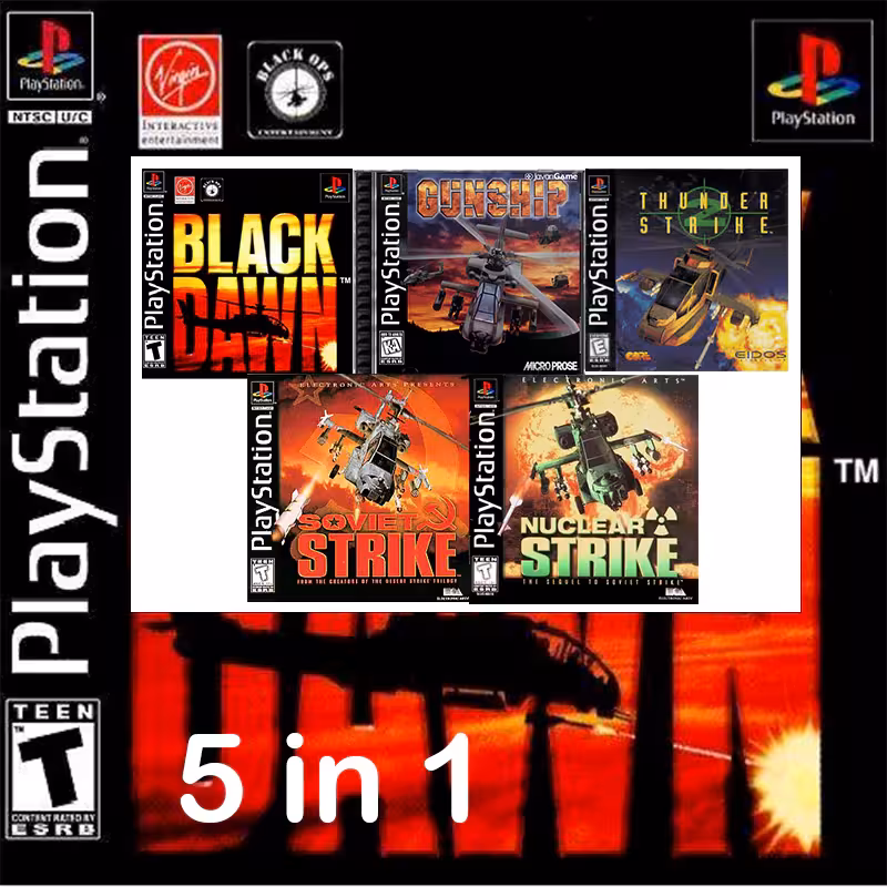 بازی پنج لبه Strike پلی استیشن 1